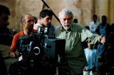 Alain Robbe-Grillet pendant le tournage © $galerie_copyright